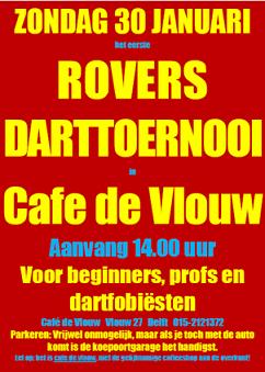 Rovers onder elkaar: Darten op de 30e