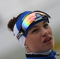 Dorothea Wierer: ze loopt op sneeuw en schiet